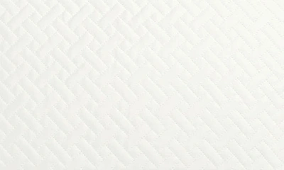 Matouk Basketweave Cotton Sateen Boudoir Sham In Bone