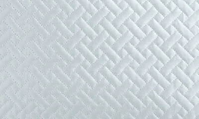 Matouk Basketweave Cotton Sateen Boudoir Sham In Pool