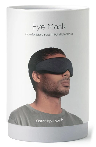 Shop Ostrichpillow Ergonomic Eye Mask In Midnight Grey