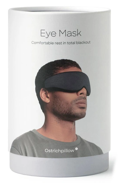 Ostrichpillow Ergonomic Eye Mask In Midnight Grey