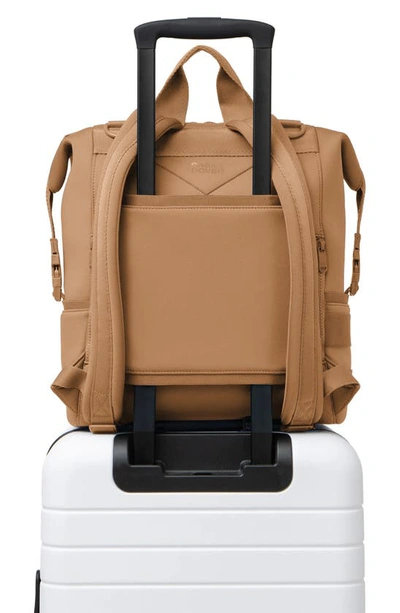 Dagne Dover Large Indi Diaper Backpack In Camel