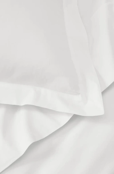 Boll & Branch Percale Hemmed 300 Thread Count Duvet Cover & Shams Set In White