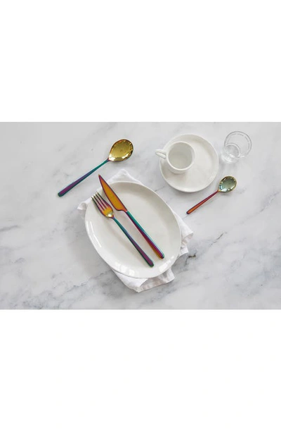 Mepra Linea Rainbow 5-piece Flatware Set In Iridescent