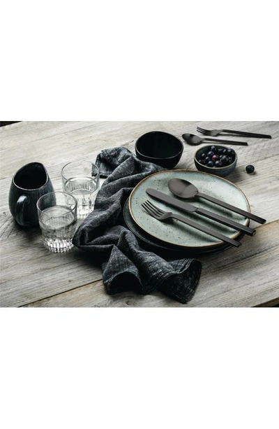 Shop Mepra Stile Ice 5-piece Place Setting In Black