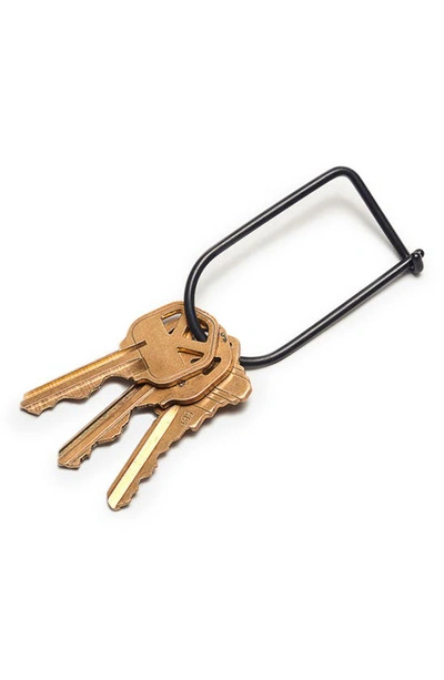 Craighill Wilson Key Ring In Vapor Black