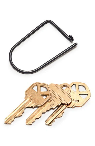 Craighill Wilson Key Ring In Vapor Black