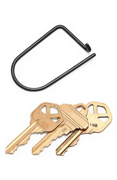 Craighill Wilson Key Ring In Vapor Black