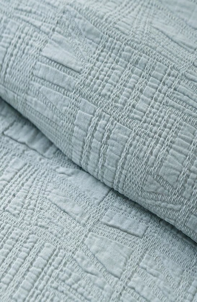 Pom Pom At Home Harbour Matelasse Quilt In Sea Glass