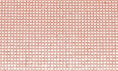 Nina Crystal Frame Clutch In Rosegold
