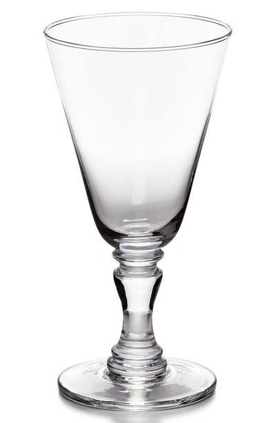 Shop Ralph Lauren Ethan White Wine Glass In Clear