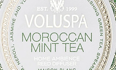 Shop Voluspa Moroccan Mint Tea Reed Diffuser In Moraccan Mint