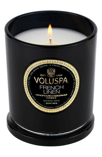 Voluspa French Linen Classic Candle In French Linen