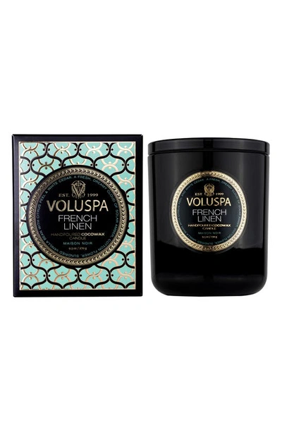 Voluspa French Linen Classic Candle In French Linen