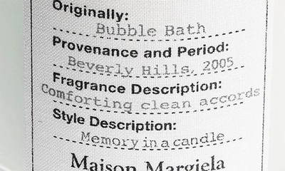 Shop Maison Margiela Replica Bubble Bath Scented Candle In Green