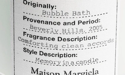 Maison Margiela Replica Bubble Bath Scented Candle In Green