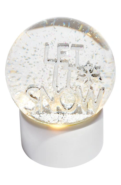 Shop Nordstrom Let It Snow Lighted Snow Globe In White Multi