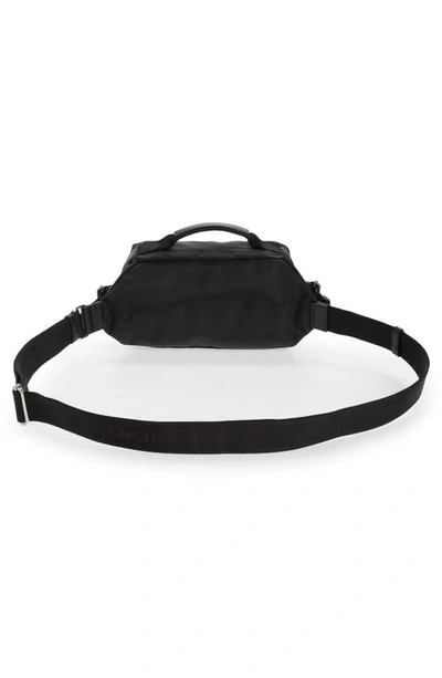 Givenchy G-zip Nylon Belt Bag In 001-black