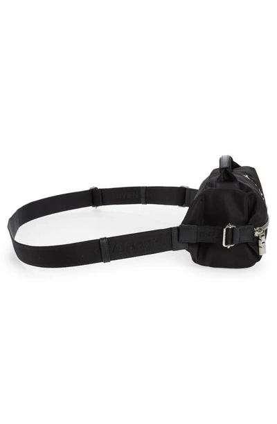 Givenchy G-zip Nylon Belt Bag In 001-black