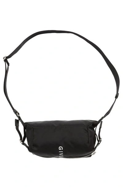 Givenchy G-zip Nylon Belt Bag In 001-black