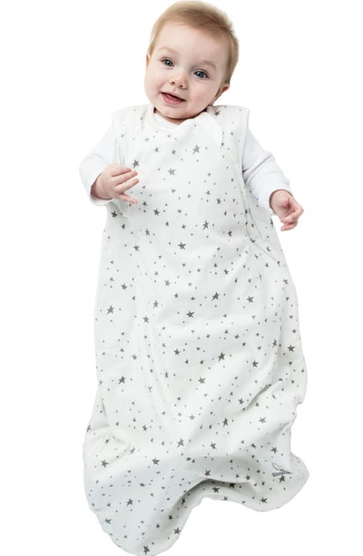 Woolino 4 Season Organic Cotton & Merino Wool Wearable Blanket In Stars