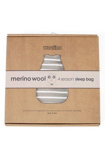 Shop Woolino 4 Season Organic Cotton & Merino Wool Wearable Blanket In Earth