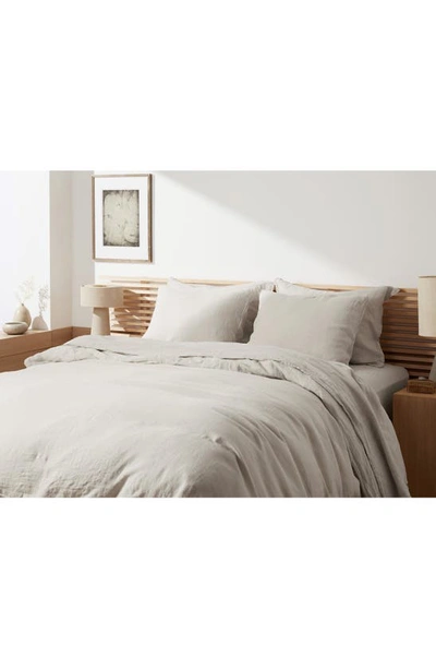 Shop Parachute Linen Duvet Cover In Bone