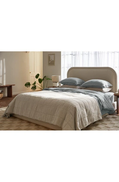 Parachute Set Of 2 Linen Shams In Slate Blue