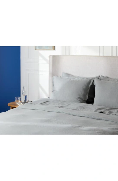 Parachute Set Of 2 Linen Shams In Slate Blue