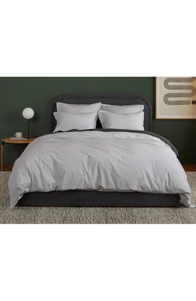 Parachute Percale Duvet Cover In Light Grey