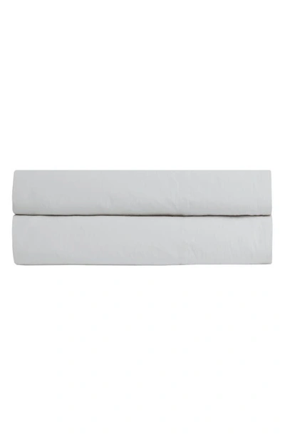 Shop Parachute Percale Fitted Sheet In Light Grey