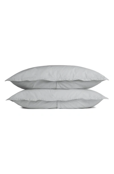 Shop Parachute Percale Sham Set In Light Grey