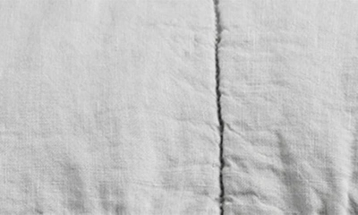 Parachute Linen Box Quilted Sham Set In Fog