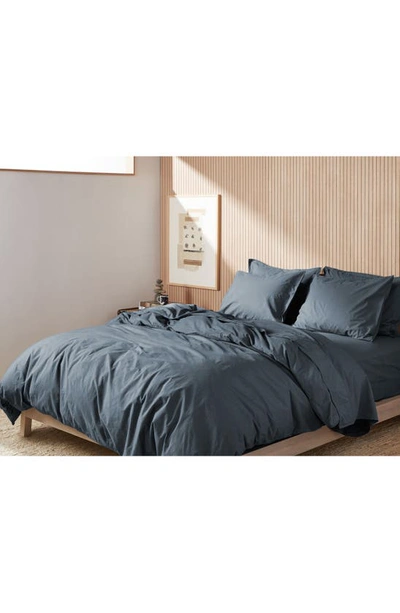 Shop Parachute Brushed Cotton Fitted Sheet In Dusk