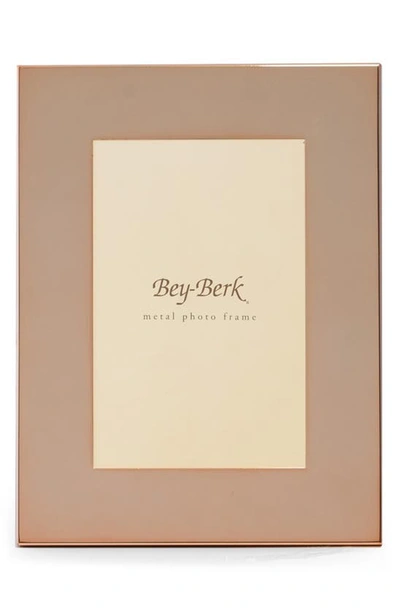 Shop Bey-berk Picture Frame In Multi Color