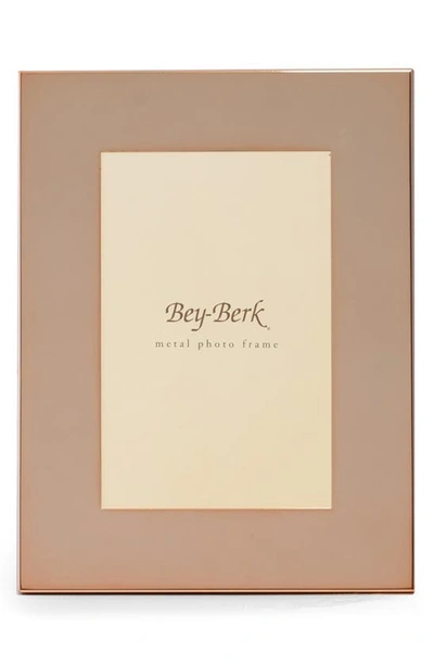 Shop Bey-berk Picture Frame In Multi Color