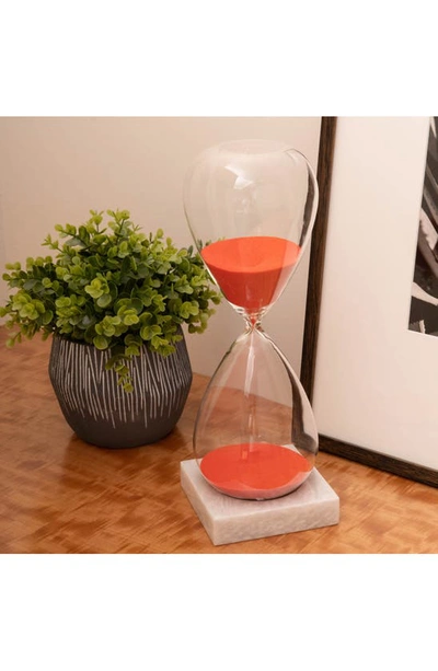 Shop Bey-berk 90-minute Hourglass Sand Timer In Red