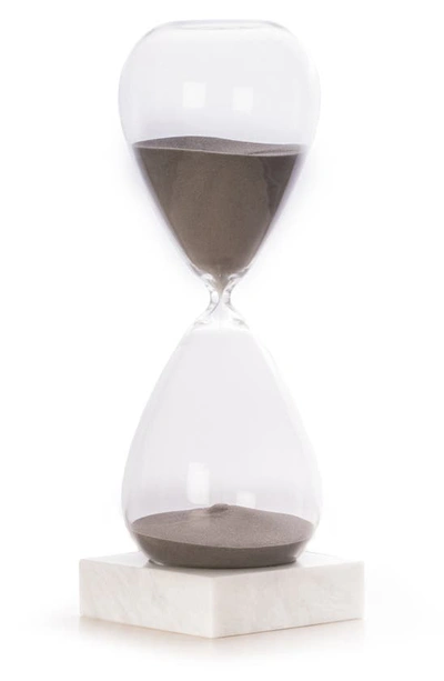 Shop Bey-berk 90-minute Hourglass Sand Timer In Grey