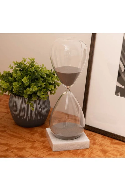 Shop Bey-berk 90-minute Hourglass Sand Timer In Grey