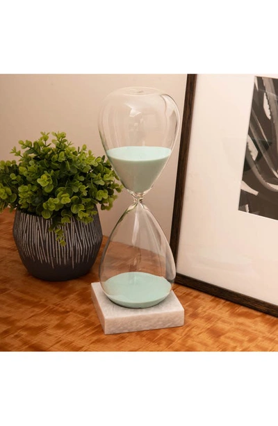 Bey-berk 90-minute Hourglass Sand Timer In Light Blue