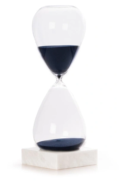 Shop Bey-berk 90-minute Hourglass Sand Timer In Navy