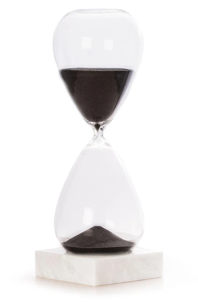 Shop Bey-berk 90-minute Hourglass Sand Timer In Black