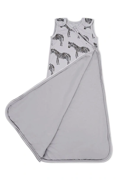 Oilo Cotton Jersey Wearable Blanket In Gray