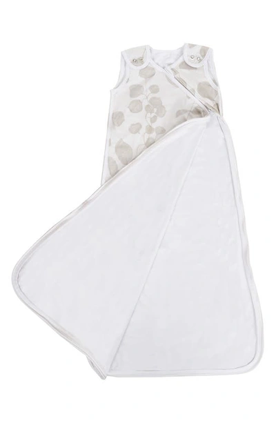 Oilo Cotton Jersey Wearable Blanket In Tan