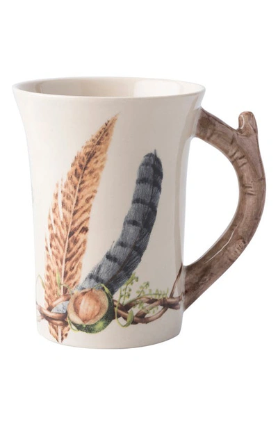 Shop Juliska Forest Walk Ceramic Mug In Cafe Au Lait