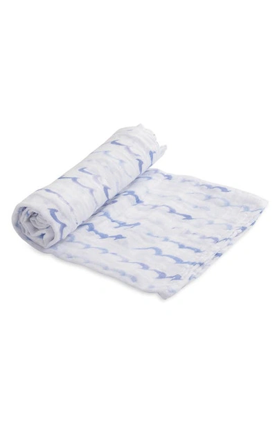 Little Unicorn Cotton Muslin Swaddle Blanket In High Tide