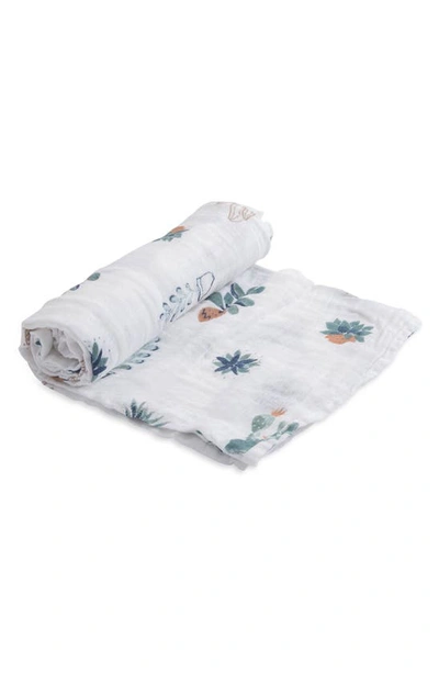 Shop Little Unicorn Cotton Muslin Swaddle Blanket In Prickle Pots