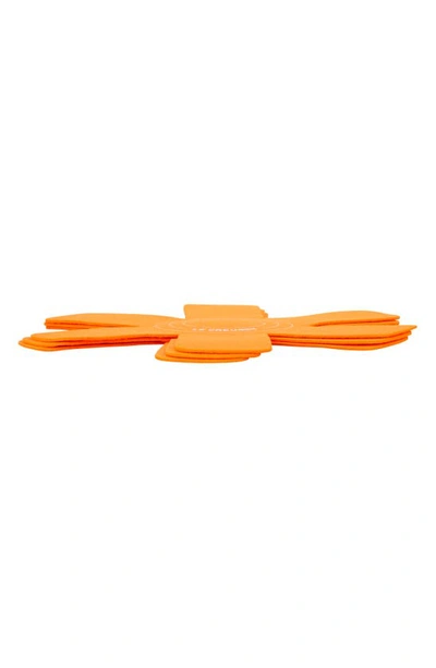 Le Creuset Set Of 3 Felt Pan Protectors In Flame