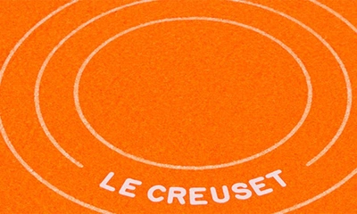 Le Creuset Set Of 3 Felt Pan Protectors In Flame