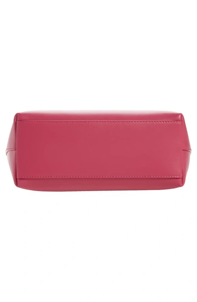 Dolce & Gabbana Small Dg Embossed Tote Bag In Calf Leather In Light Lilac