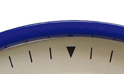 Cloudnola Date & Time Wall Clock In Blue